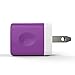 PowerJive USB AC Universal Travel Charger Adapter for iOS Devices, (2 Pack) - Purple