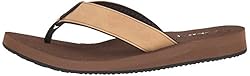 Cobian Men's Floater Flip Flop, Tan, 12 M US