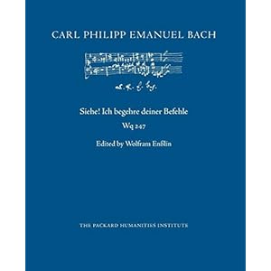 Siehe! Ich begehre deiner Befehle, Wq 247