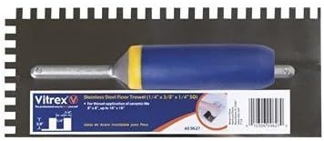 Vitrex Square Notch Trowel Ceramic 1/4 "X3/8 "X1/4 "