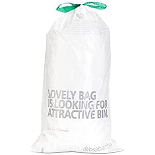Brabantia PerfectFit Trash Bags (Size G / 68 Gallon) Thick Plastic