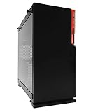 InWin 101 Black ATX Mid Tower Gaming Computer Case with Tempered Glass