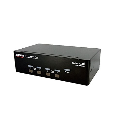 Startech.com SV431DD2DUA 4 Port Dual DVI USB KVM Switch
