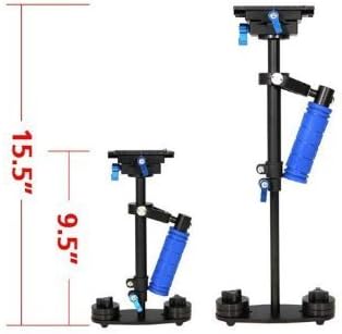 Aix Camera Stabilizer Steady Cam for GoPro, Ipad, Iphone, Point and Shoot Cameras video support rig 15.5" Height Steadycam S-40