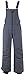 wantdo Men's Winter Insulated Ski Pants Waterproof Snow Bibs Cargo Overalls