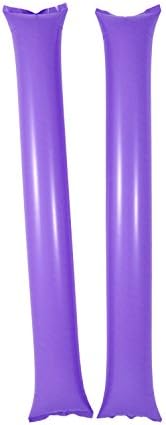 Thunder Sticks Purple Inflatable Noisemakers (5 pairs)