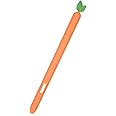 Case for S Pen on Samsung Galaxy Tab S7 FE/S7/S7 Plus/S8/S8 Plus/S8 Ultra/S9 /S9Plus / s9ultra Pencil Cover Colorful for Tablet S Pen Stylus Bag Non-Slip Protection Silicone Sleeve (Carrot Orange)