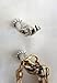 Norma Jean Designs 9 Decorative Antique Silver Hand Push PINS HK-512AS