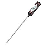 Meat Thermometer Cooking Thermometer [5.8 Inch Long Probe] With Instant Read, LCD Screen, Hold Function For Kitchen Food Smoker Grill BBQ Meat Candy Milk Water