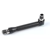 HOHXEN Mini Screwdriver and Bit Set, 1/4-Inch Drive,L-shaped Extension Handle Double Head Hex Socket Wrench