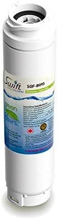 SGF-BO90 Replacement Water Filter for Bosch 644845,740570, BORPLFTR10,9000194412, 9000077104, 9000077096, 9000077095,AP3962558, RWF1000,EFF-6025A, B22CS30SNS by Swift Green Filters (3pack)
