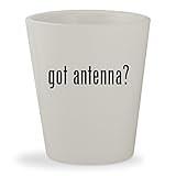 got antenna? - White Ceramic 1.5oz Shot Glass