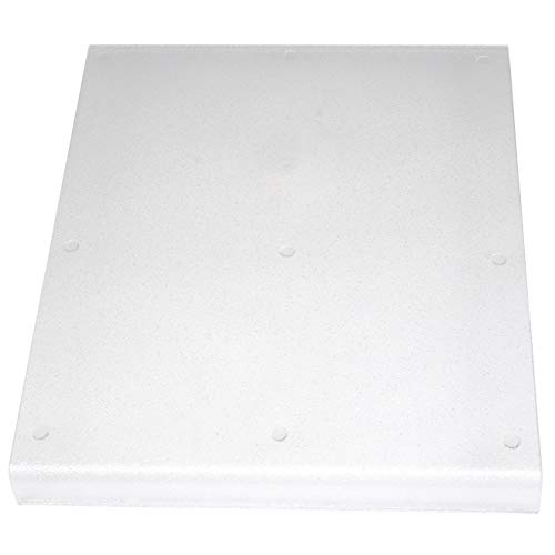 Kitchen Kare Large Acrylic Cutting Board with Counter Lip, 18.5"L x 15
