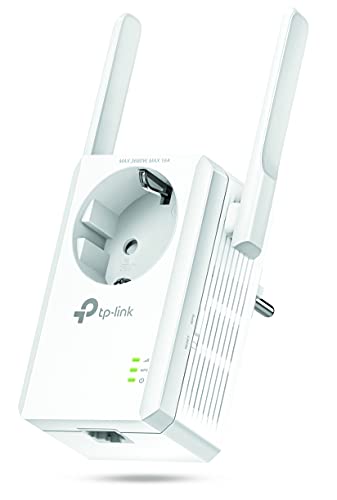 TP-Link-TL-WA860RE-Repetidor-de-red-Wifi-extensor-amplificador-de-coberturaPuerto-Ethernet-10100-mbps-con-enchufe-300-Mbps-2-antenas