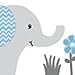 Fabric Tree Wall Decals, Tree Jungle Stickers, Elephant Wall Decal