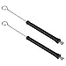 Foxnovo 2pcs Retractable Metal Steel Wire Strands Drum Brushes Sticks