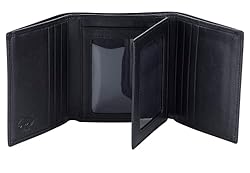 Stealth Mode Leather Trifold RFID Wallet For Men