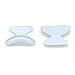 Ewinever(R) 2.5mm 10 Pairs Non-slip Silicone Nose Pads for Eyeglasses, Sunglasses, Soft Adhesive Stick on Nose Pads Glasses Spectacles(Transparent)
