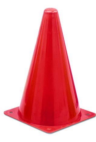 RONEX SPORTS Set of 12 Football Training Cones - 15 CM/ 6" - Signaling Cones Traffic Cones | Ideal for Football Training, Sports and Games, Dog Training | Assorted Colors (MULTICOLOUR)