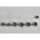 Ateco #858 Deep Closed Star Pastry Tip - Stainless Steel