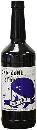 Snow Cone & Shave Ice Syrup 32oz RTU (Grape)
