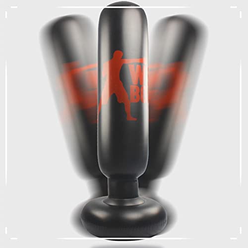 Beauenty Inflatable Punching Bag With Stand for Kids - Free Standing Boxing Bag for Karate, Taekwondo, De-stress - With Air Pump Boxing Set (160cm)
