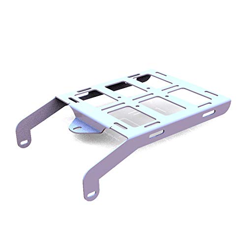 Cargo Rack Luggage Carrier Utility Rear Tail Holder White Powdercoat fits: 93-16 Honda XR650L - Immix Racing - 100-001-white
