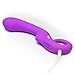 IMO Vibrating Power Wand Massager - Waterproof & Rechargeable G-Spot Vibrator - 3 Powerful Motors & 10 Stimulation Modes - Body Safe Silicone - Best for Women or Couples (Purple)