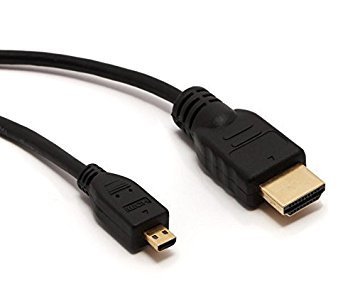 High Speed HDMI to Micro HDMI Cable V1.4a Compatible Full Ultra 4K HD Resolution Supports 3D Ethernet ideal for Go Pro Tablets Smartphones Camcorders Cameras By Dragon Trading (10 metre) (5 metre)