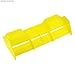 HobbyMarking RC Car 1/8 Off-Road Body Spoiler Hi-Down Force Rear Wing for 1:8 RC Buggy Drift Car Accessories Parts (Yellow)