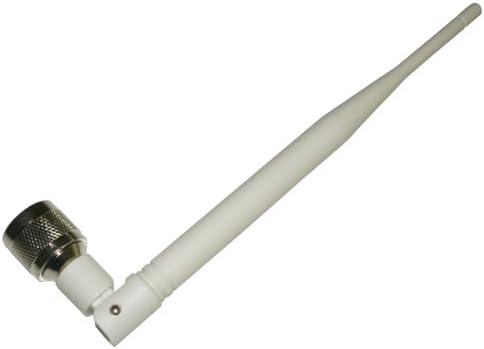 Phonetone 4G LTE 3dBi 700MHz White Right Angle Indoor Whip Antenna with N male for Phone Repeater