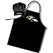 NFL Baltimore Ravens Chef Hat and Apron Set, Black, One Size