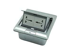 Honeywell Pop Up Box 4 Module Brushed Steel with Flush ...