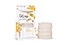 Blossom Mason and Canning Jar Storage Lid Caps, Silicone, For Wide Mouth Size Mason Jars, 4-Inches; Clear; Set of 4