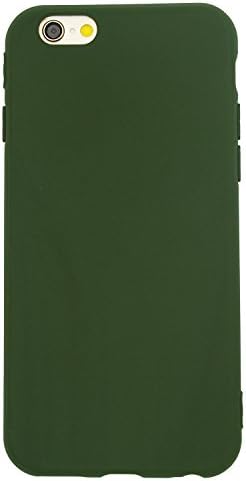 Danbey Matte Case for iPhone 6S, iPhone 6, 4.7 inches, Matte Surface Slim Cover, Charming Colorful, Skin Feeling, 1.5mm Thick Flexible TPU (Matte-Dark Green)