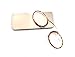SOOLALA Women Men Go Everywhere SOS Pince Nez Style Nose Resting Pinching Portable Wallet Eye Glasses, BlackLeopard, +1.0x