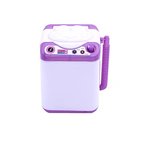 image for Slendima Silicone Cute Washing Machine Mini Washer Toy for Doll House 