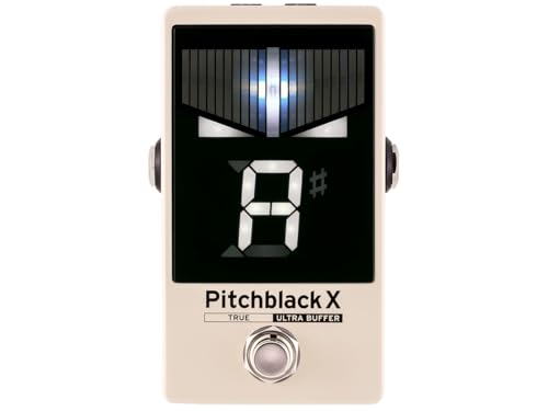 Korg Pitchblack X-serie - PB-X True Bypass High Precision Chromatische Pedaal Tuner voor Gitaar/Bas - Creme