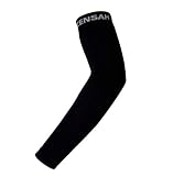 Zensah Best Basketball Shooter Compression Arm Sleeve, Black, Large/X-Large