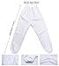 Professional Beekeeping Suit Cotton Bee Keeping Suit Protective Bee Keeping Jacket with Veil Hood (White-2, one Size)