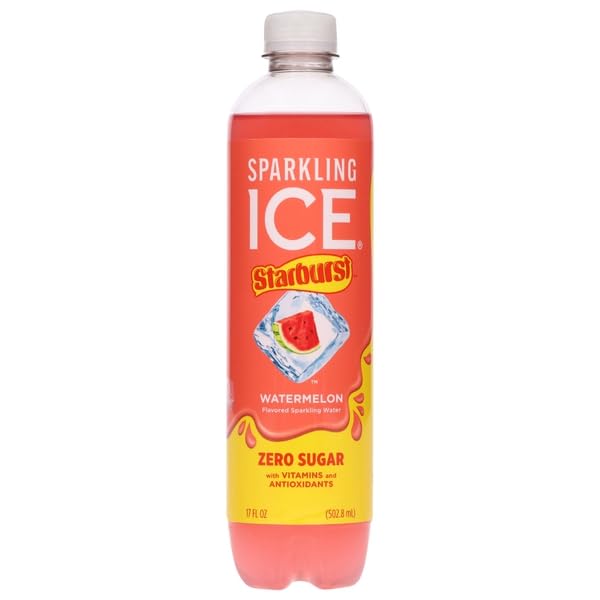 SPARKLING ICE, ZERO SUGAR WATERMELON FLAVORED SPARKLING WATER, 17 FL OZ