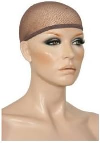 Dark Brown Hair Wig Weaving Stretchable Net Mesh Fishnet Elastic Cap-2pcs