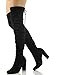 Marco Republic Florence Womens Over The Knee Thigh High Chunky Block Heels Boots