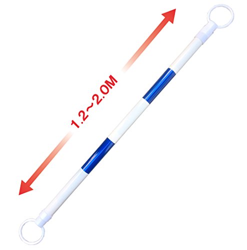 ウイングエース コーンバー 伸縮タイプ 1.2m～2m (青白)