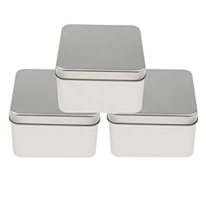 F Fityle 3 x kleine metalen doos met deksel – voorraaddoos gebakdoos blik blik 2