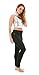 Red Hanger Women's Tank Top - Metallic Wet Look Mock Neck Turtleneck - Crop Top (Silver-L)