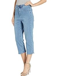 Vestido francés para dama, vaquero frío Suzanne Capris en Chambray