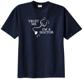 Big Mens Trust Me I'm a Doctor Graphic T-Shirt (Big &amp; Tall and Regular Sizes)