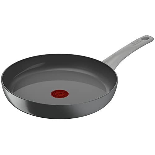Tefal Renew On Bratpfanne 28 cm Induktion, Aluminiumpfanne mit Thermo-Signal bei idealer Brattemperatur, für alle Herdarten geeignet, Keramikversiegelung, Made in France, C42706