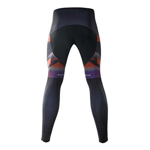 image for Xtextile Men's Bicycle Pants 4D Coolmax Padded Cycling Tights Leggings
